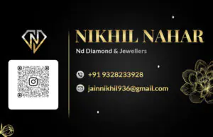 Nikhil Nahar Visiting Card