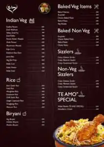 Teamo Menu 4